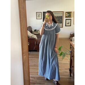 Lanz of Austria Vintage Gingham House Dress